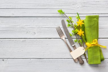 Bahar sofra nergis ile yer