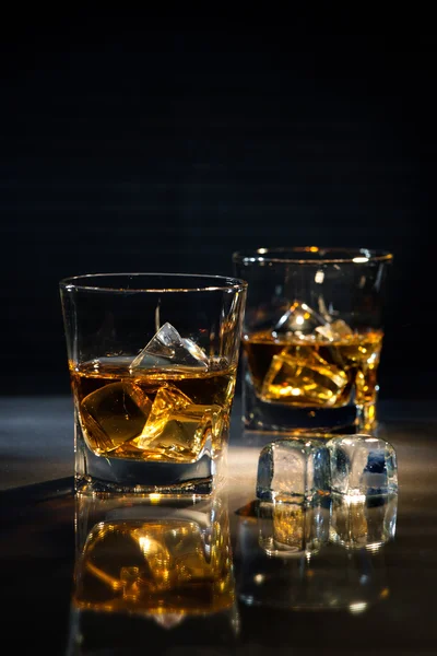 Glas whisky — Stockfoto