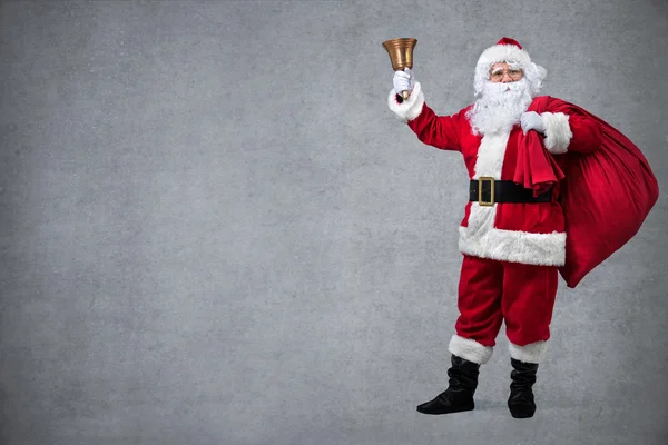 Santa Claus con saco de regalos — Foto de Stock