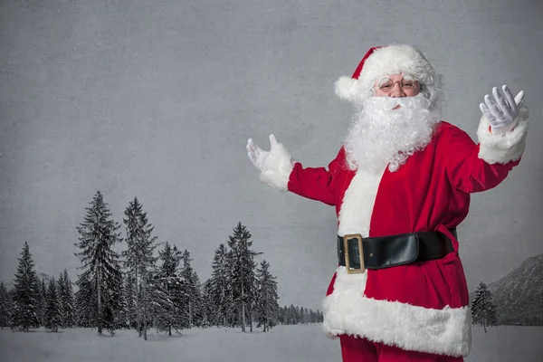 Santa claus gebaren — Stockfoto