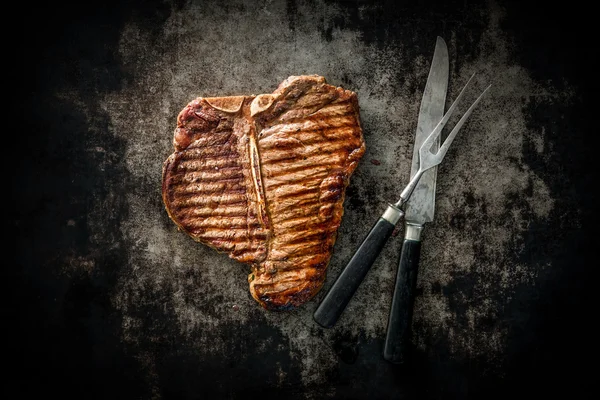 Gegrilltes T-Bone Steak — Stockfoto