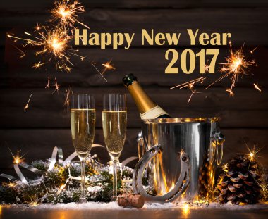 New Years Eve celebration clipart