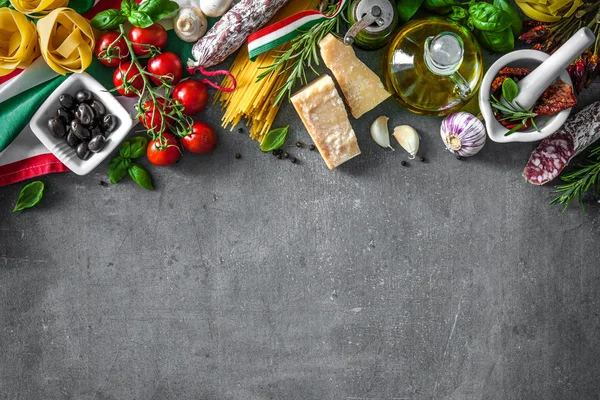 Italian food ingredients — Stock Photo, Image