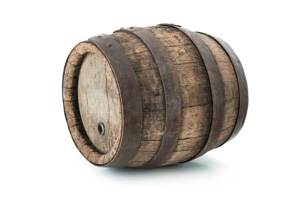 Velho barril de carvalho — Fotografia de Stock