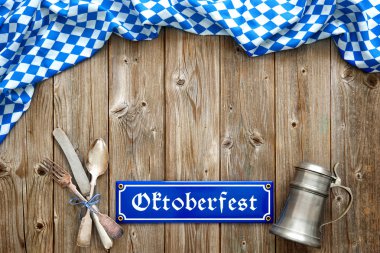 Oktoberfest için rustik arka plan