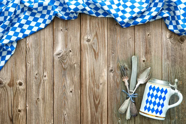 Rustik bakgrund för Oktoberfest — Stockfoto