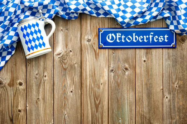 Oktoberfest için rustik arka plan — Stok fotoğraf