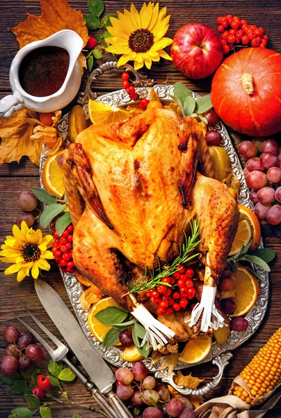 Roasted Thanksgiving Turkey — Stock Photo, Image