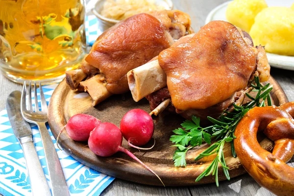 Bávaro schweinshaxe — Fotografia de Stock