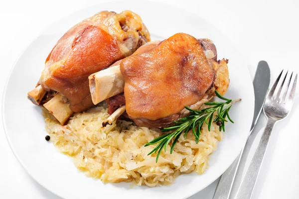 Jerman pork knuckle — Stok Foto