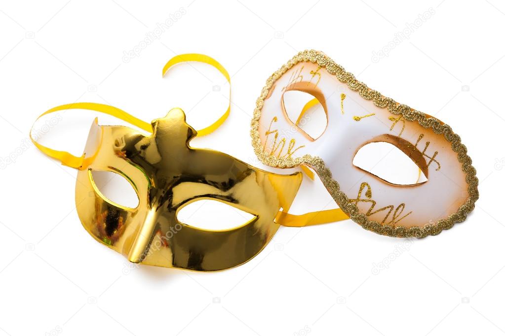 Two carnival masks