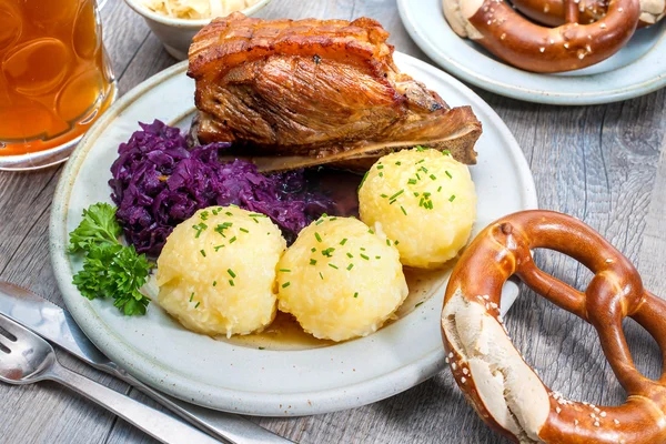 Баварская еда — стоковое фото
