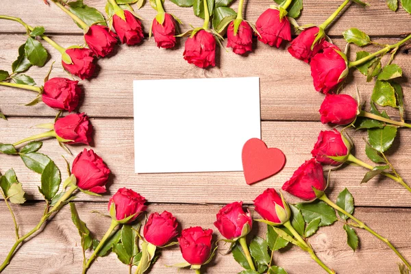 Quadro de rosas frescas — Fotografia de Stock