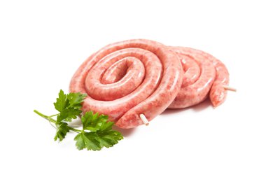 pişmemiş domuz sosisi