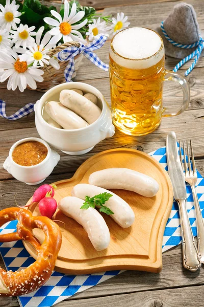Bayerische Weißwurst — Stockfoto