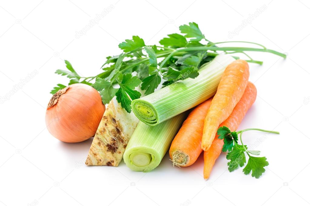 Soup Vegetable Mix Stock Photo By C Alexraths