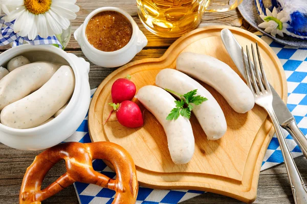 Bavarian veal sausage — Stock Photo, Image