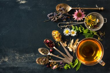 Herbal tea clipart