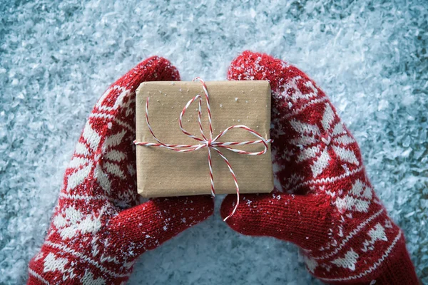 Kerstcadeau — Stockfoto