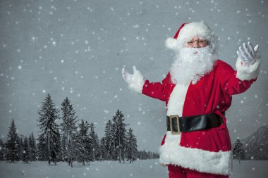 Santa Claus gesturing clipart