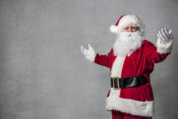 Babbo Natale gesticolando — Foto Stock