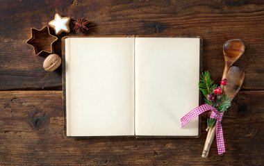 Christmas Tarifleri için boş kitabı