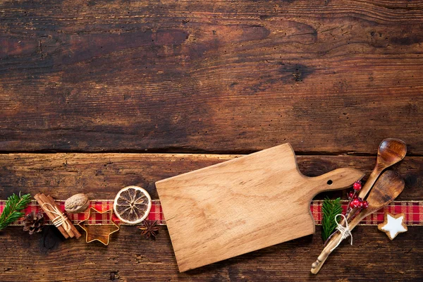 Christmas menu card — Stock Photo, Image