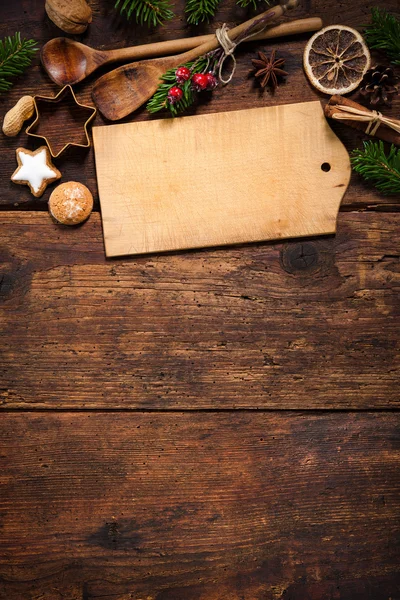Carta menu di Natale — Foto Stock