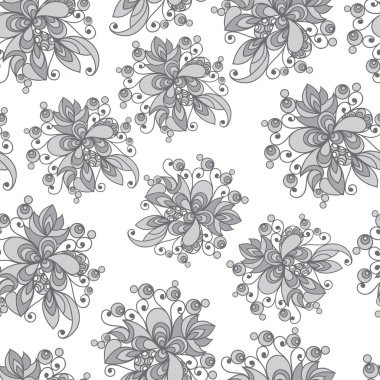 Çiçek süsleme 8 ile Seamless Modeli