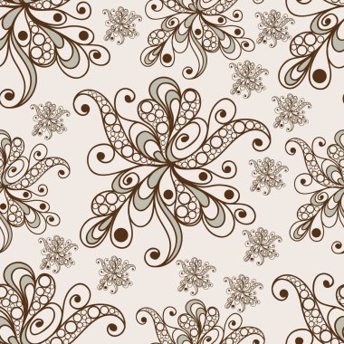 Çiçek süsleme 9 ile Seamless Modeli