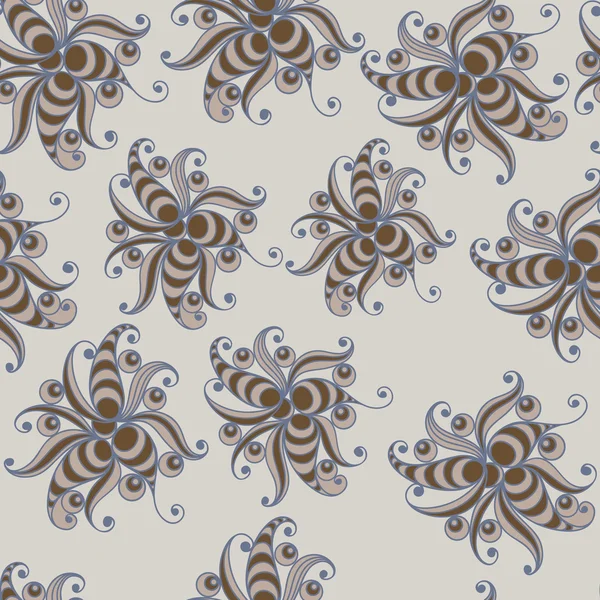 Motif sans couture avec ornement floral 12 — Image vectorielle