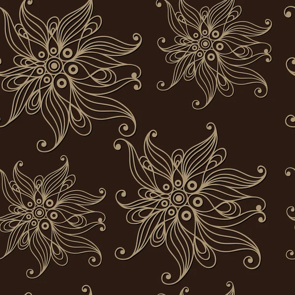 Patrón sin costura con adorno floral 26 — Vector de stock