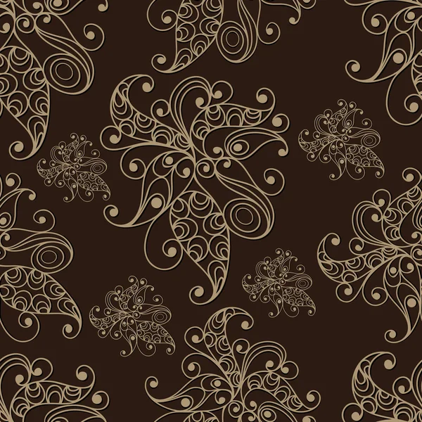 Patrón sin costura con adorno floral 29 — Vector de stock