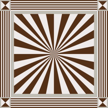 Geometrik desenleri 11 kahverengi ile dikişsiz doku veya arka plan