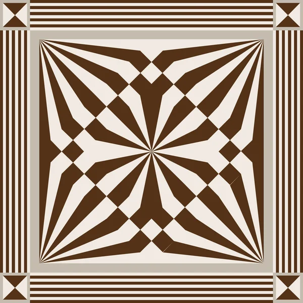Sömlös textur eller bakgrund med geometriska mönster 15 brun — Stock vektor