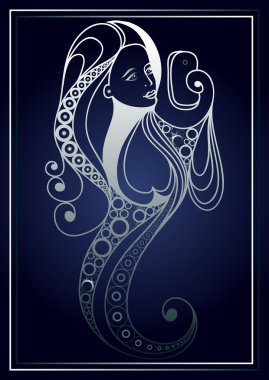 Selfie yapan bir kızın grafiksel illüstrasyonu 12