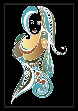 Selfie yapan bir kızın grafiksel illüstrasyonu 26