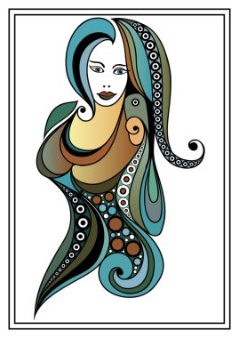 Selfie yapan bir kızın grafiksel illüstrasyonu 36