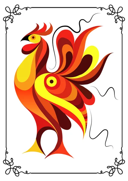 Ilustración gráfica con una polla ardiente 11 — Archivo Imágenes Vectoriales