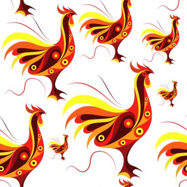 Dantel horoz 38 ile dikişsiz desen