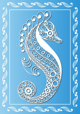 Deniz incelik 2 ile grafik illüstrasyon