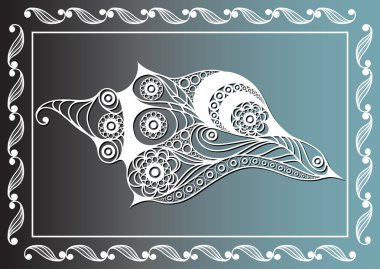 Deniz incelik 23 ile Grafik illüstrasyon