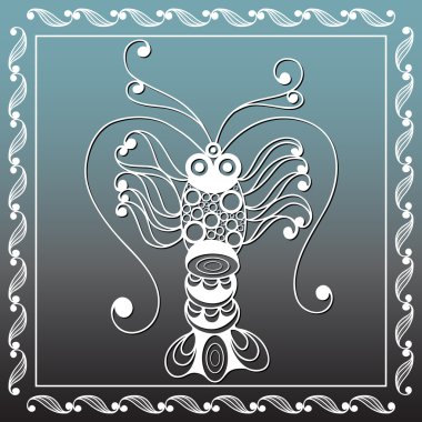 Deniz incelik 26 ile Grafik illüstrasyon