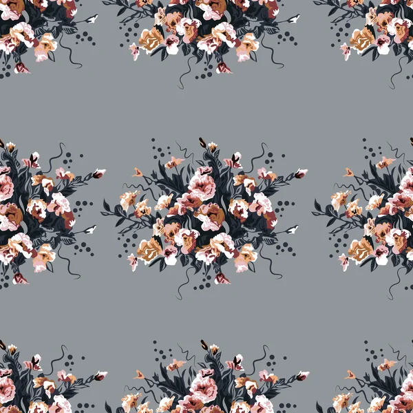 Seamless floral pattern 7 — Stock Vector