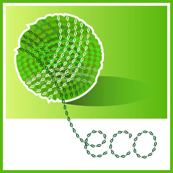 Eco-1 — Stock Vector