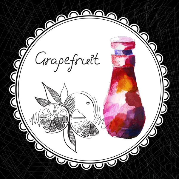 Grapefruit — Stock Vector