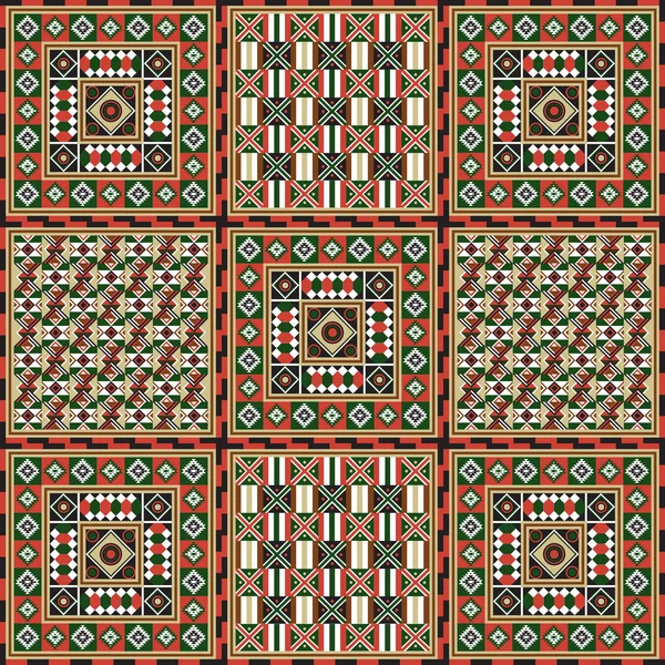 African pattern 4 — Stok Vektör