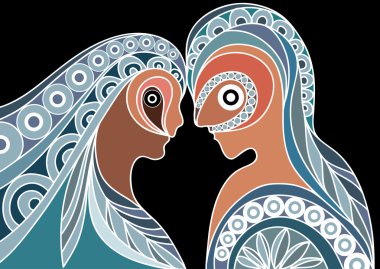 Birbirine aşık çift