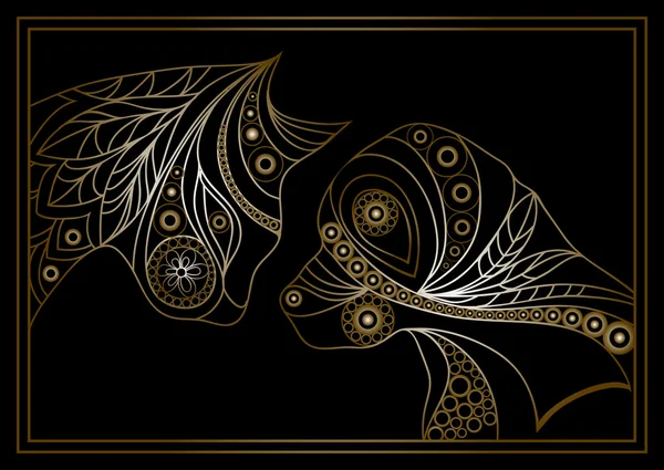 Golden köpek ve kedi