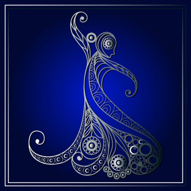 İspanyol kadın Flamenko 23 dans